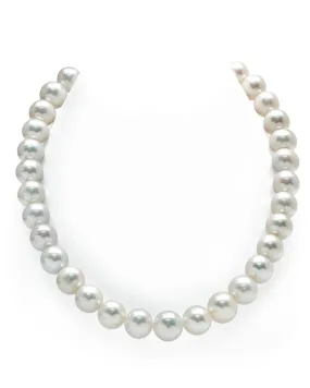 11.5-12.5mm White Freshwater Pearl Necklace - AAA Quality