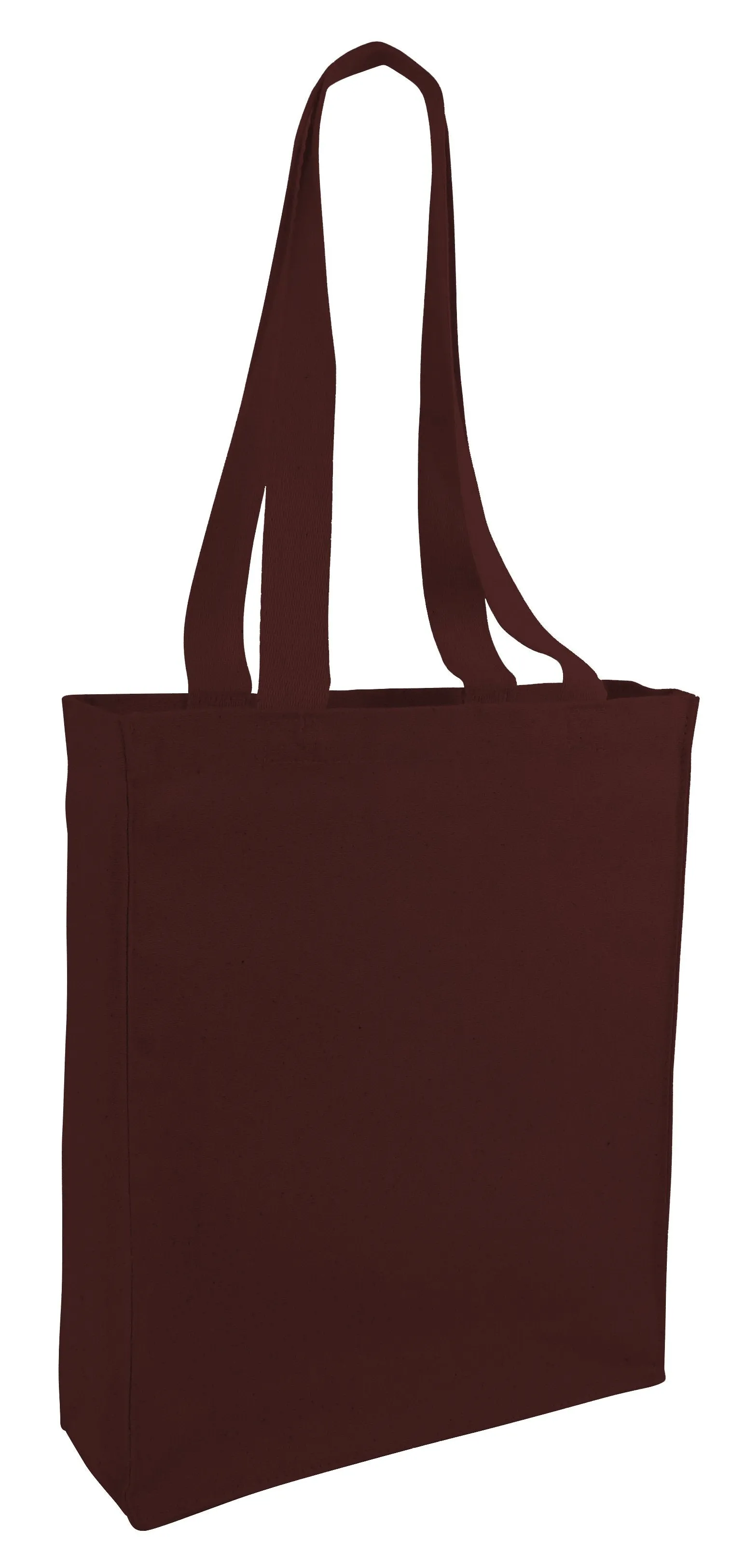 12 ct Affordable Canvas Tote Bag / Book Bag with Gusset - By Dozen - Alternative Colors