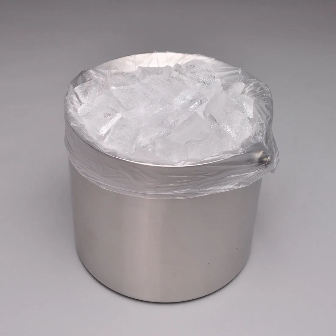 12" x 12" 0.48 mil HDPE Ice Bucket Liner, 1000/CS