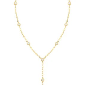 14K GOLD DIAMOND ALLY LARIAT