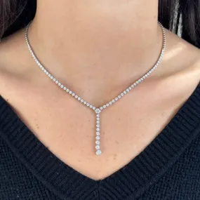 14K GOLD DIAMOND LAUREN LARIAT NECKLACE