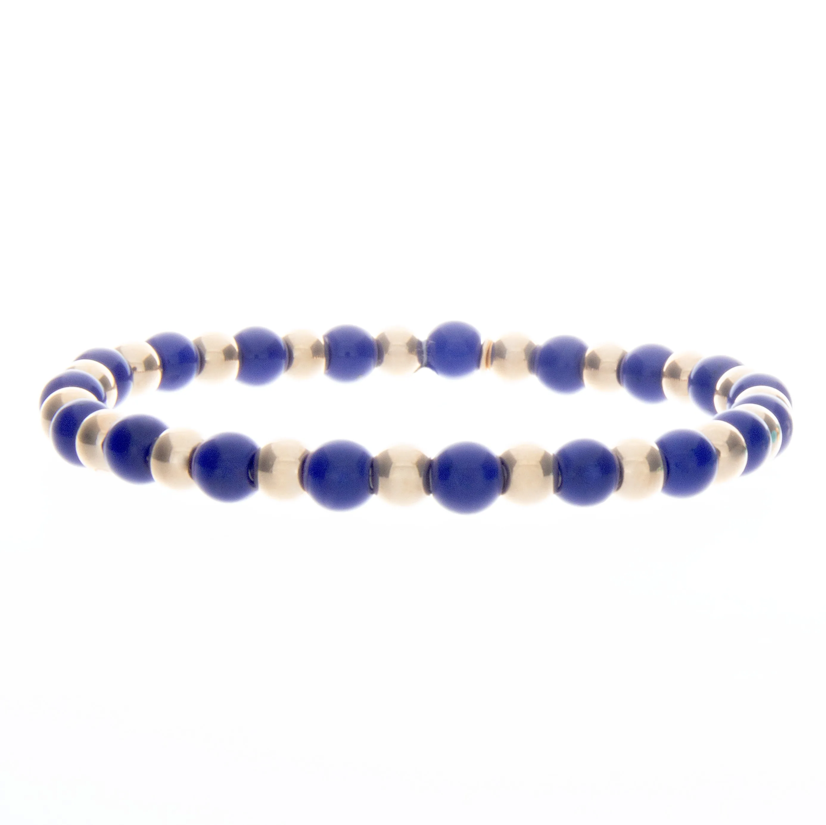 18k Yellow Gold Beaded Bracelet