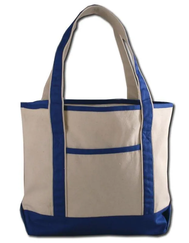 72 ct Medium Size Heavy Canvas Deluxe Tote Bag - By Case