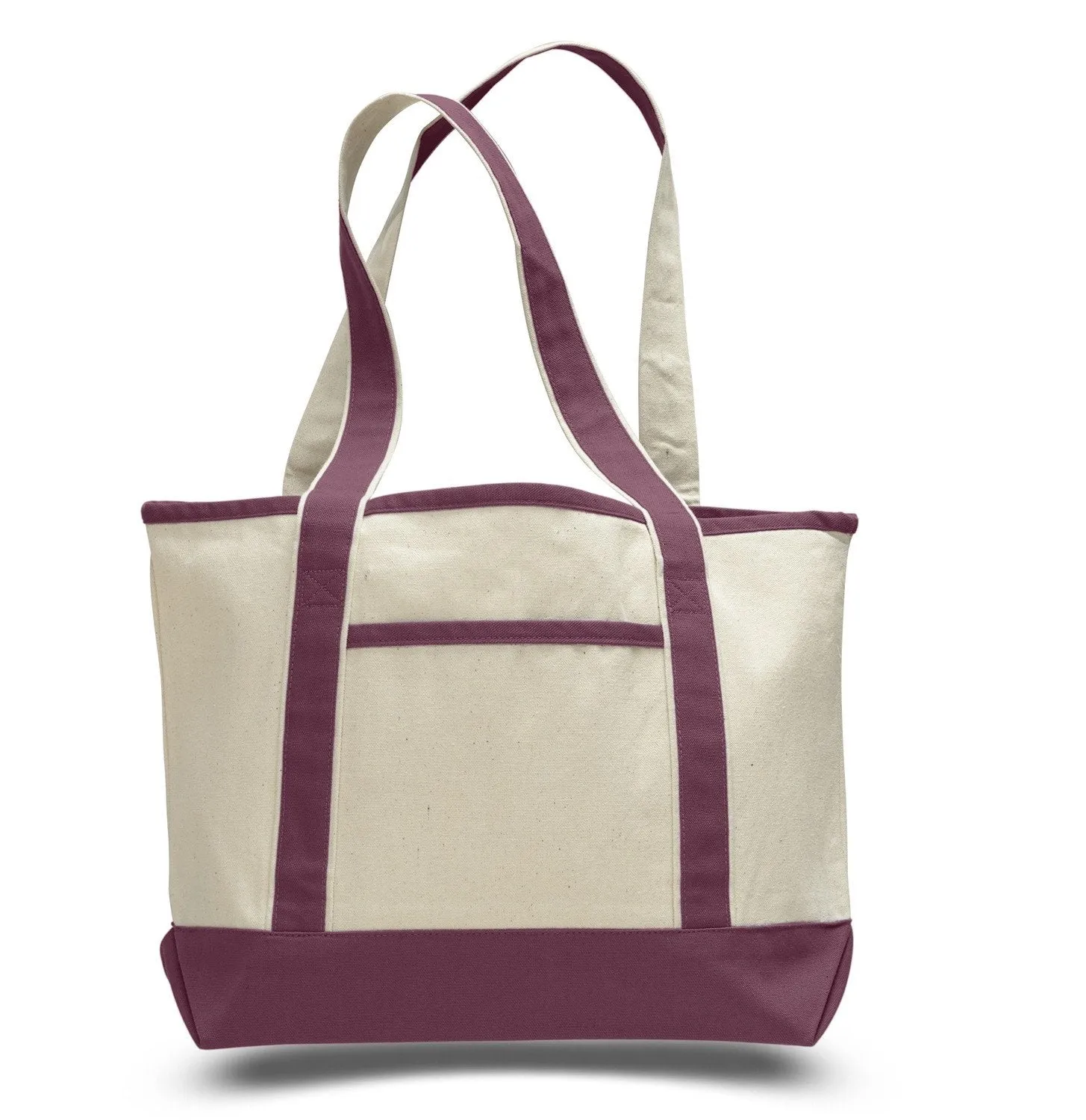 72 ct Medium Size Heavy Canvas Deluxe Tote Bag - By Case