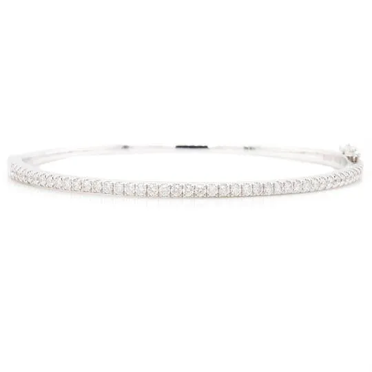 .85ct 18k Gold Diamond Bangle