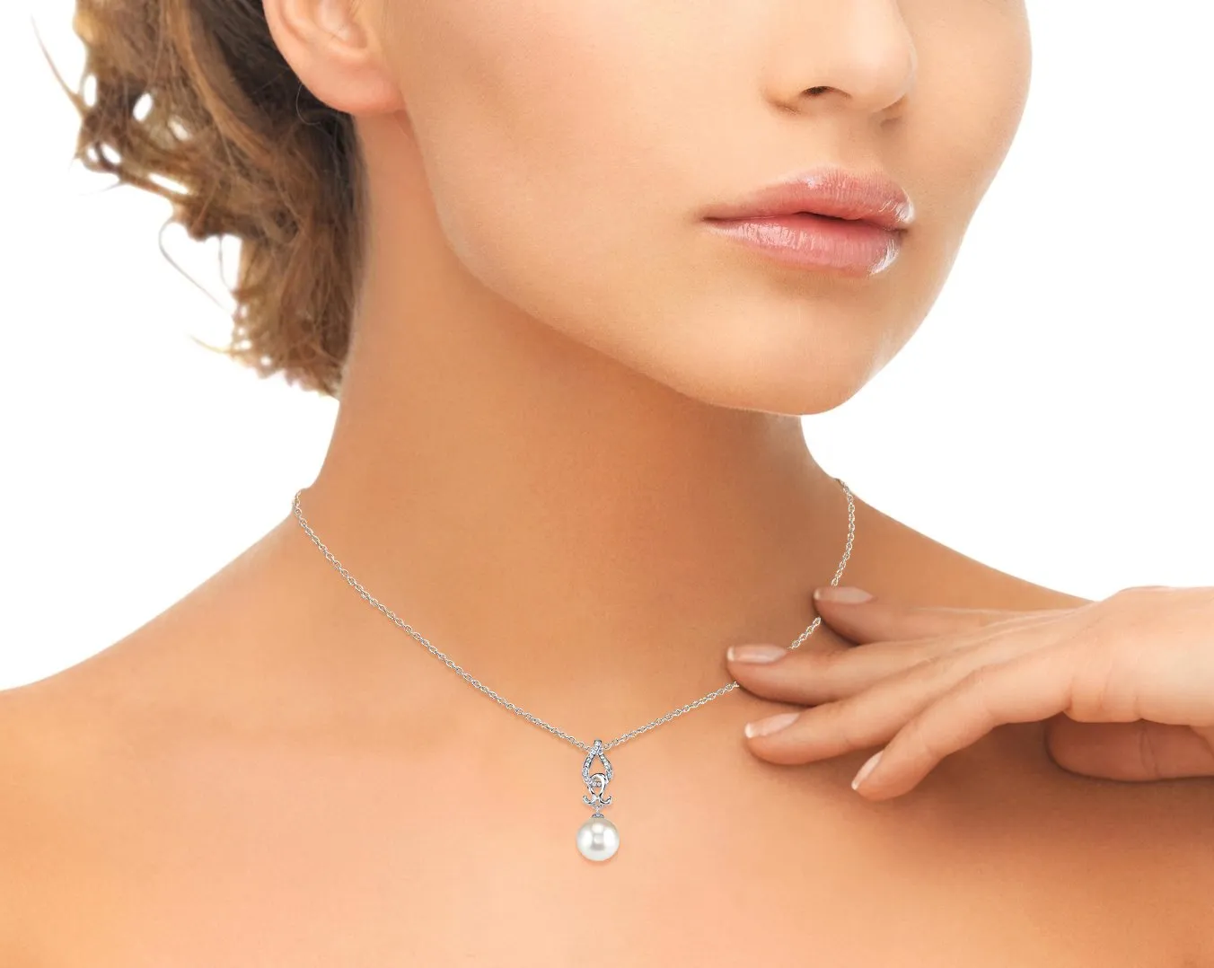 Akoya Pearl & Diamond Judy Pendant