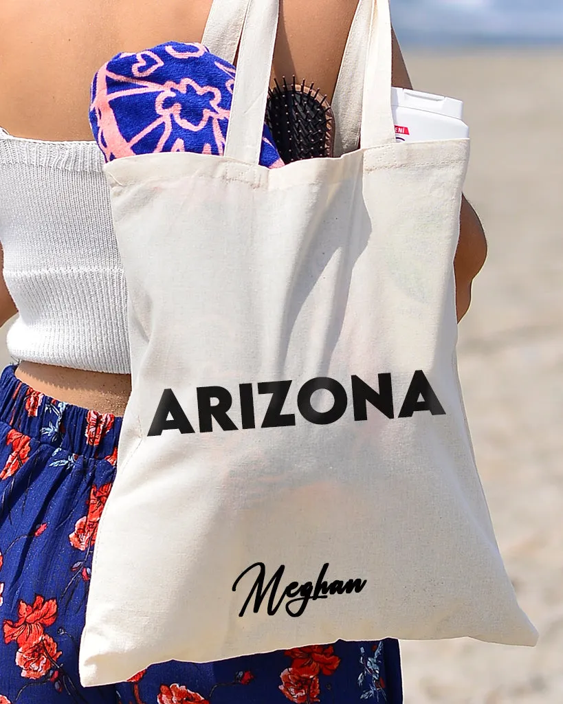 Arizona Tote Bag - State Tote Bags