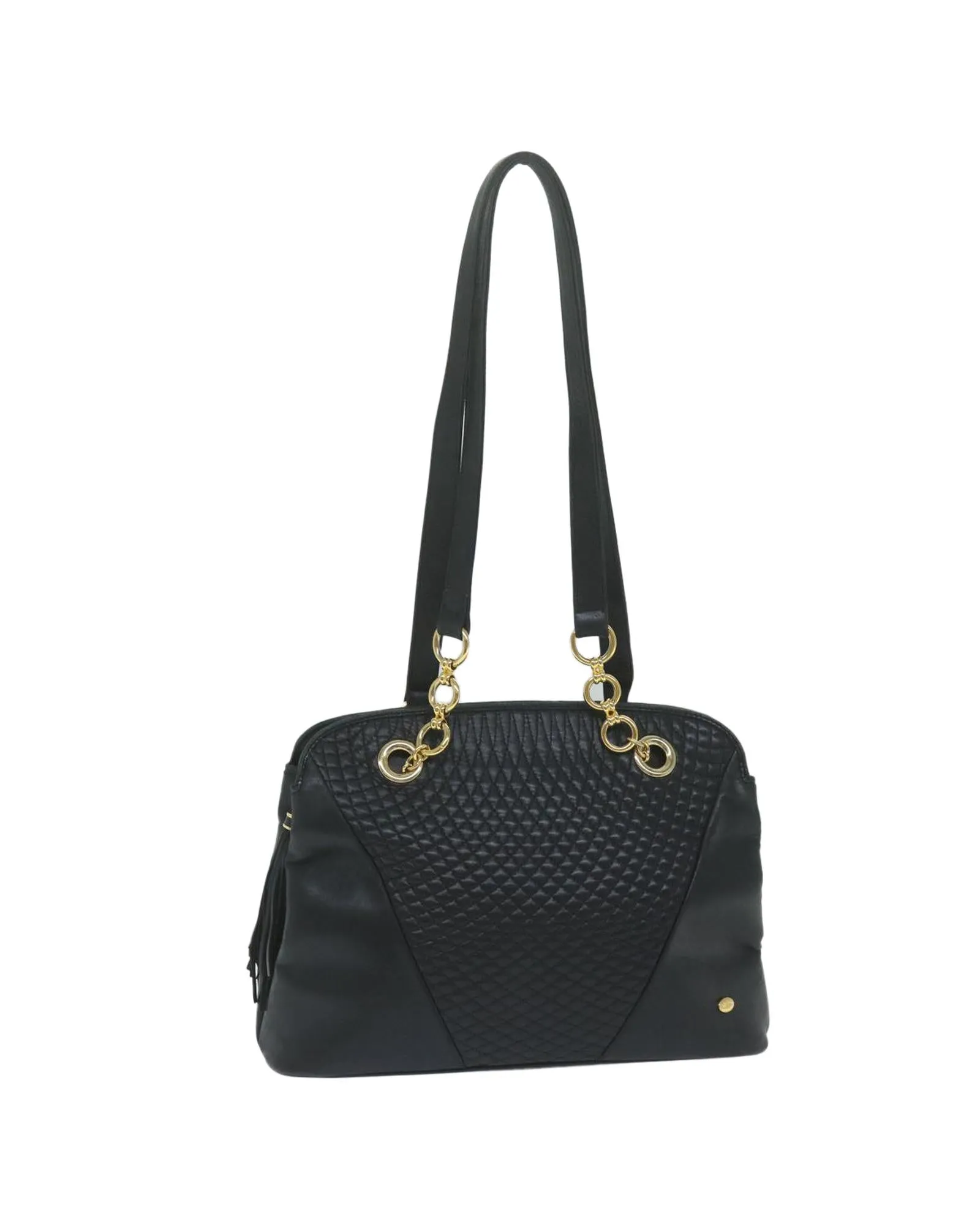 Bally Black Leather Tote Bag