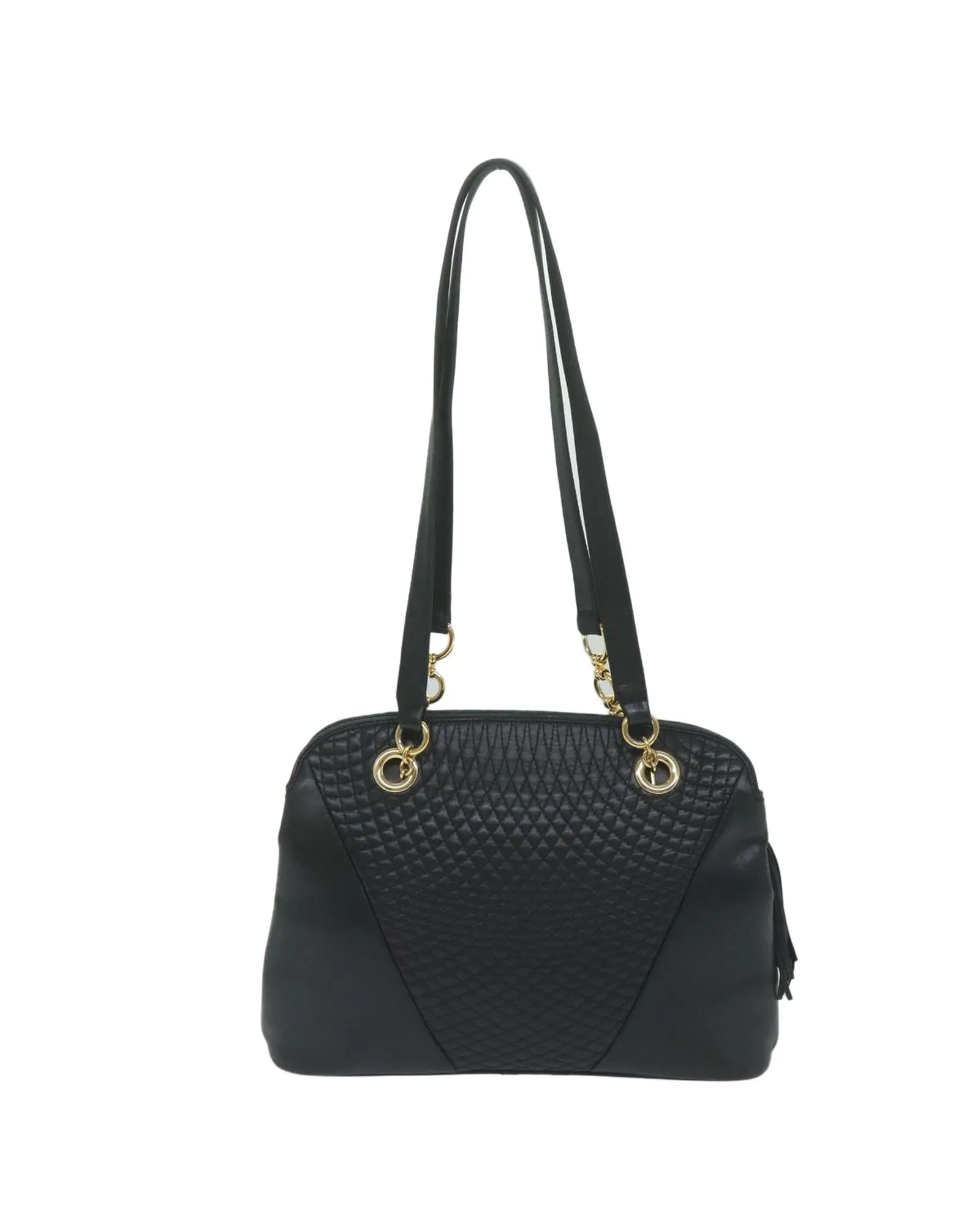 Bally Black Leather Tote Bag