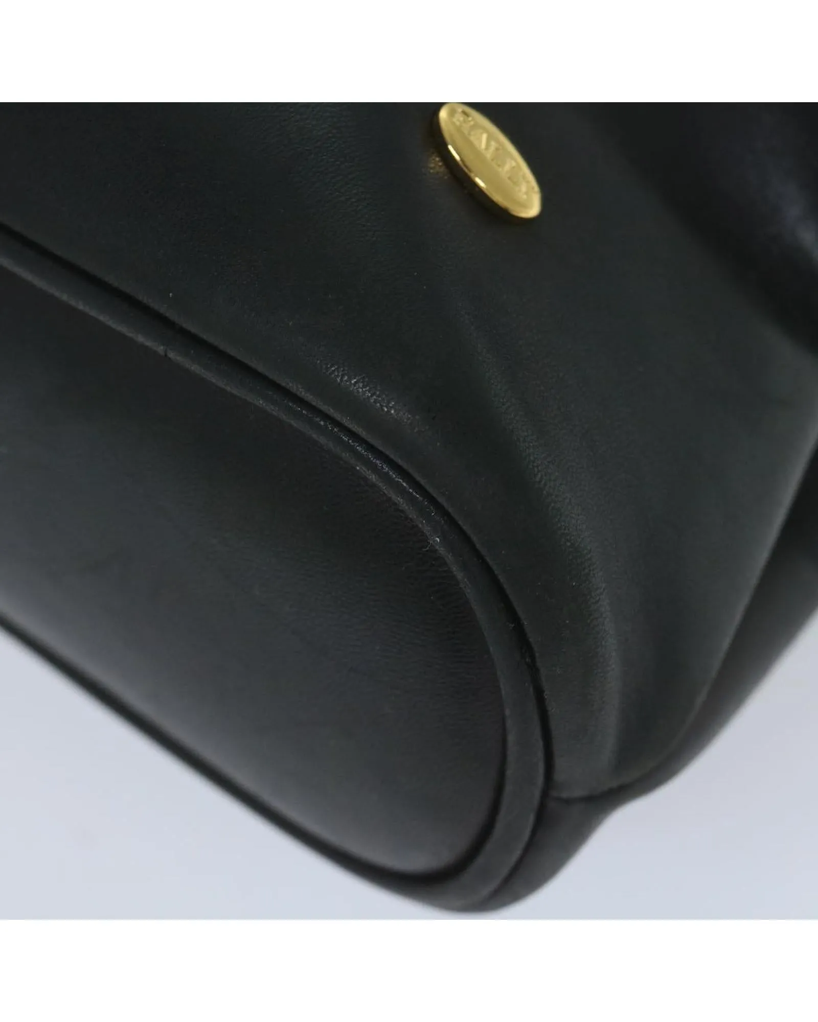 Bally Black Leather Tote Bag