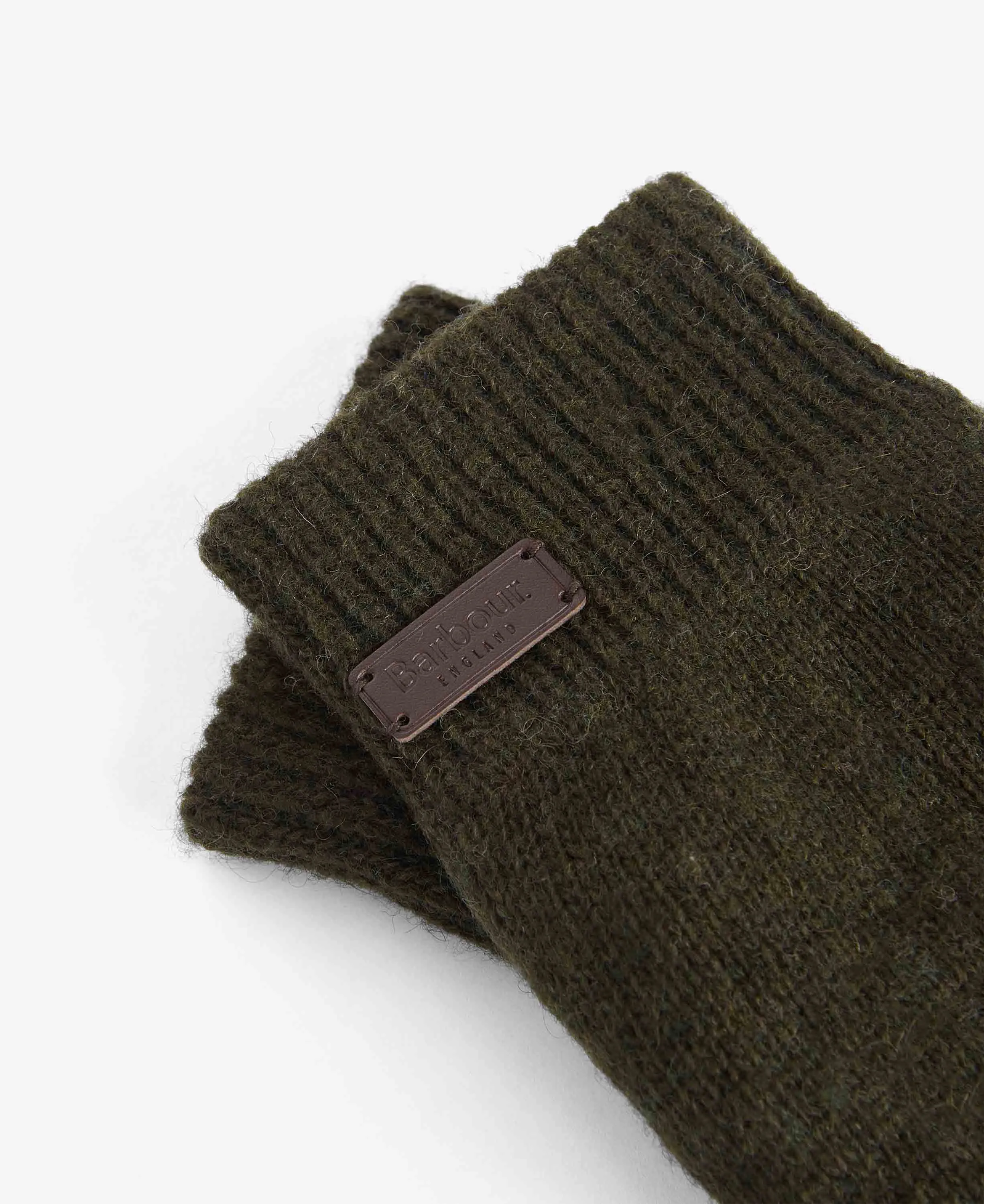 Barbour Carlton Knitted Gloves - Green