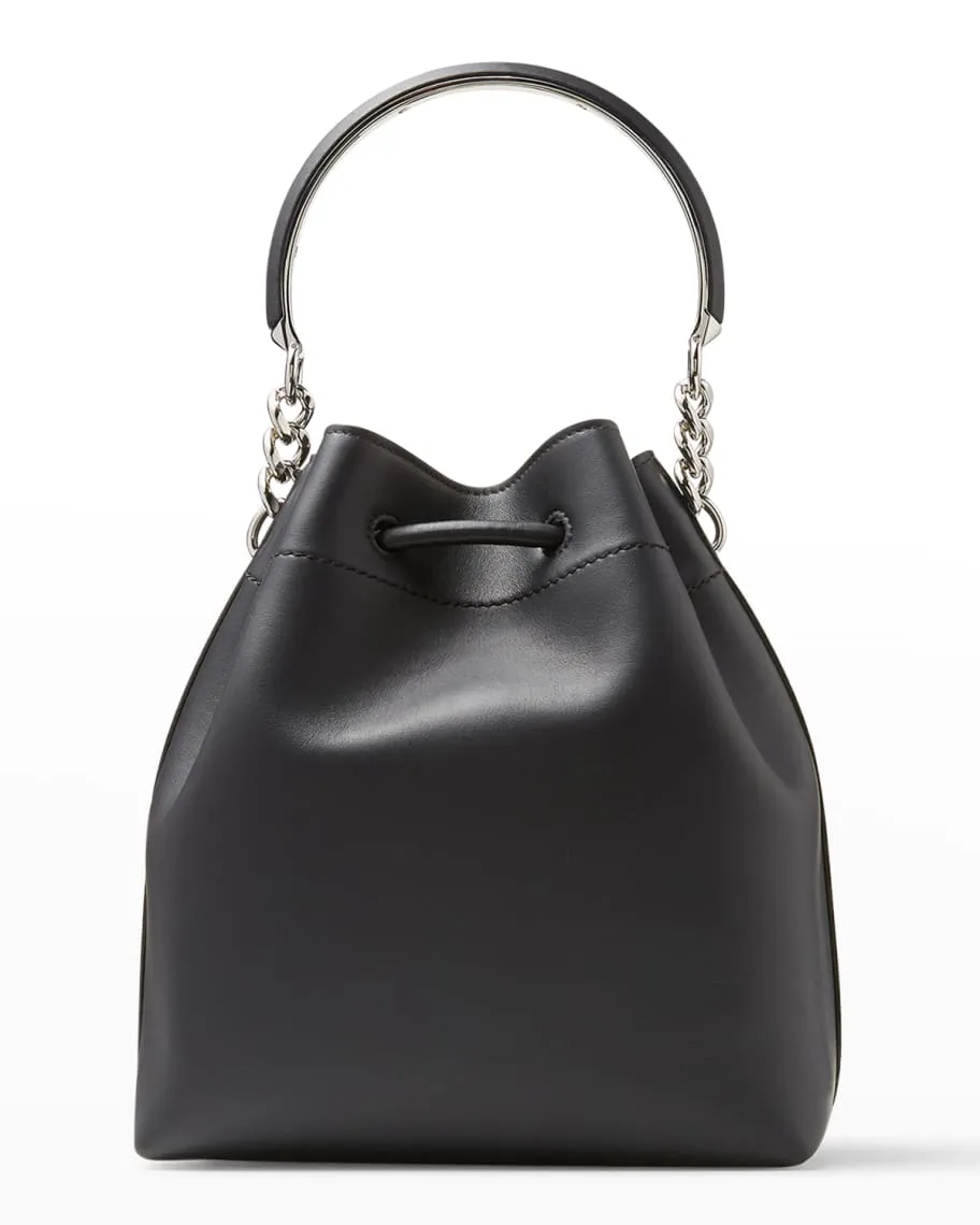 Bon Bon Bucket/s Soft Shiny Calfskin Jimmy Choo