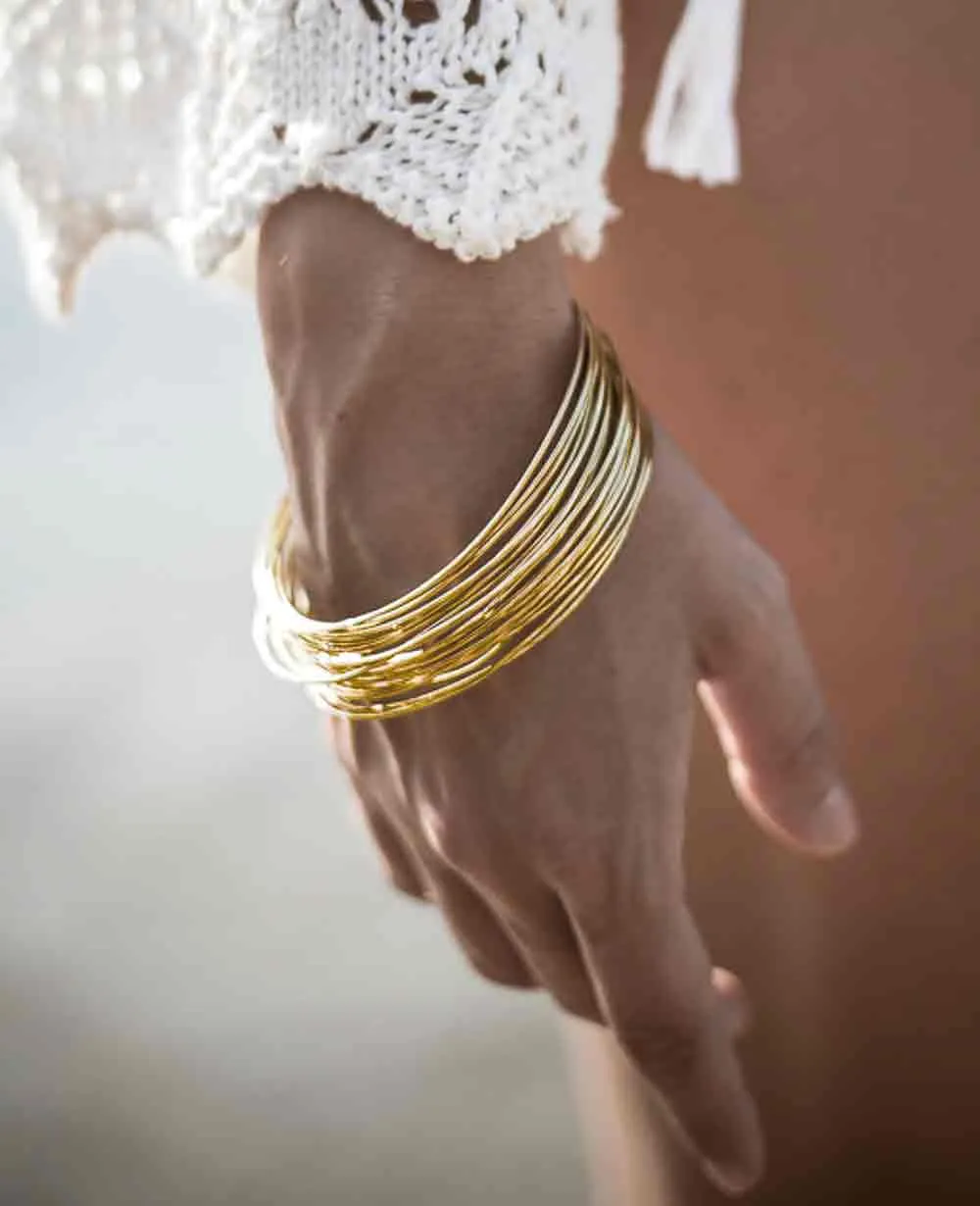 BRACELETS "FEATURE" GOLD