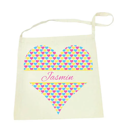 Calico Tote Bag - Heart