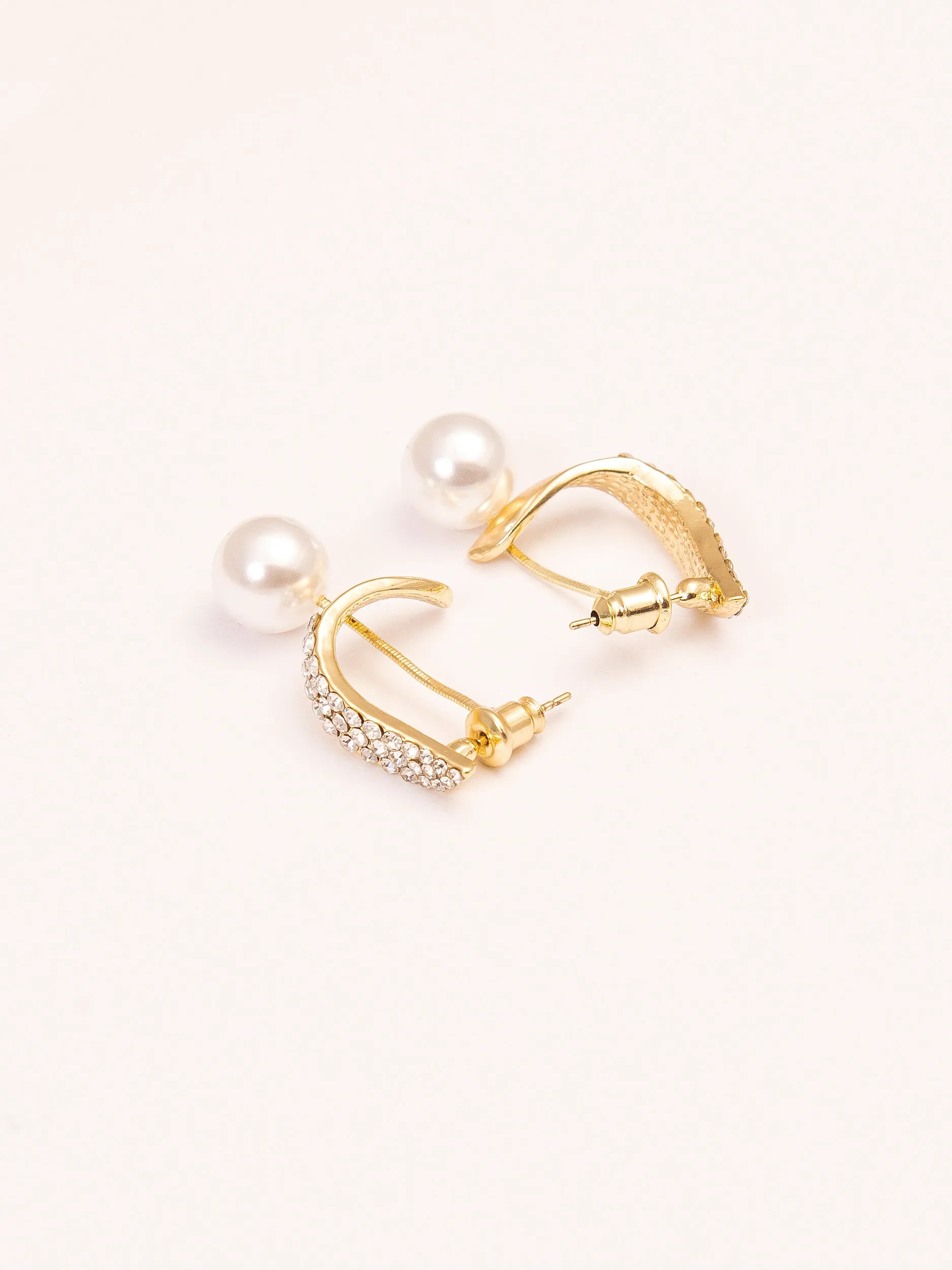 Curved Drop Earrings