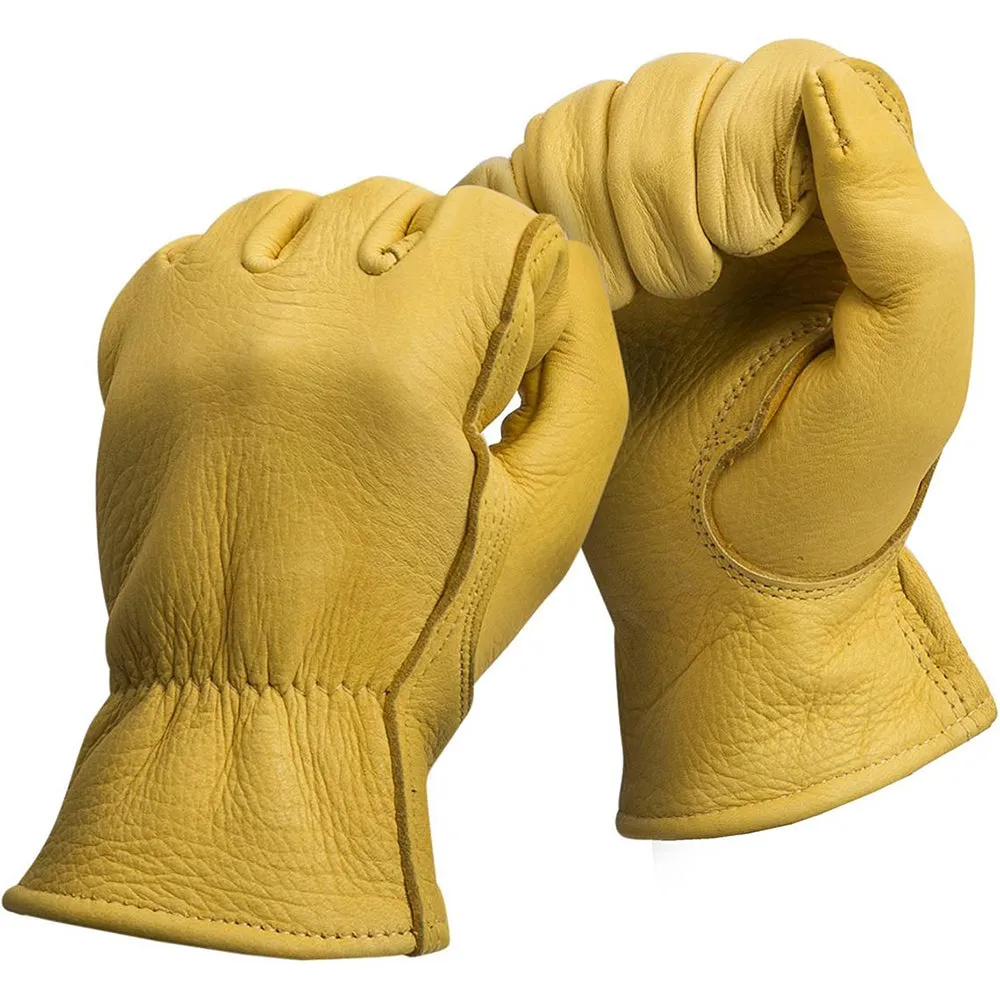 Deerskin Gloves with 3M Thinsulate® – Tan