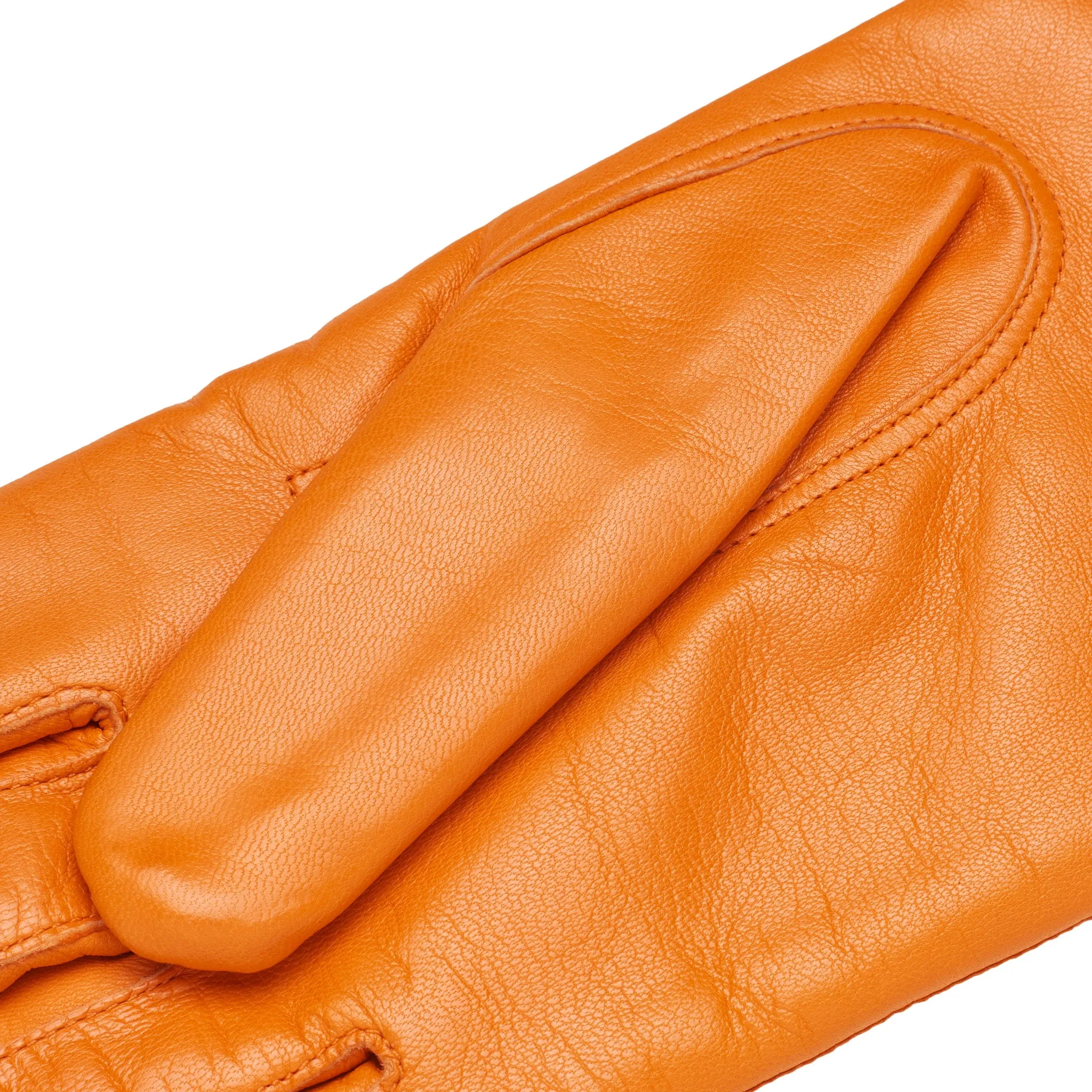 Ferrara Arancio Leather Gloves