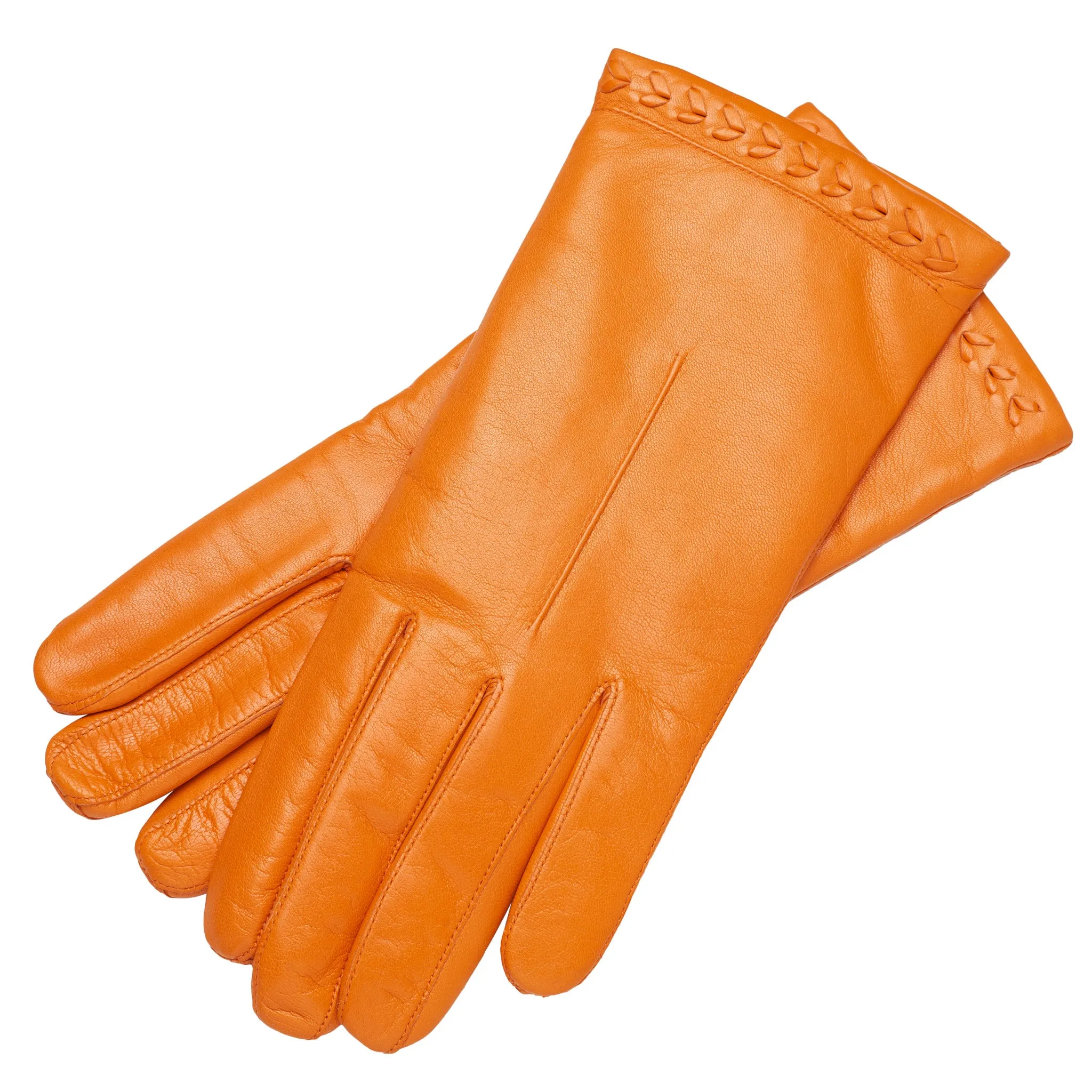 Ferrara Arancio Leather Gloves