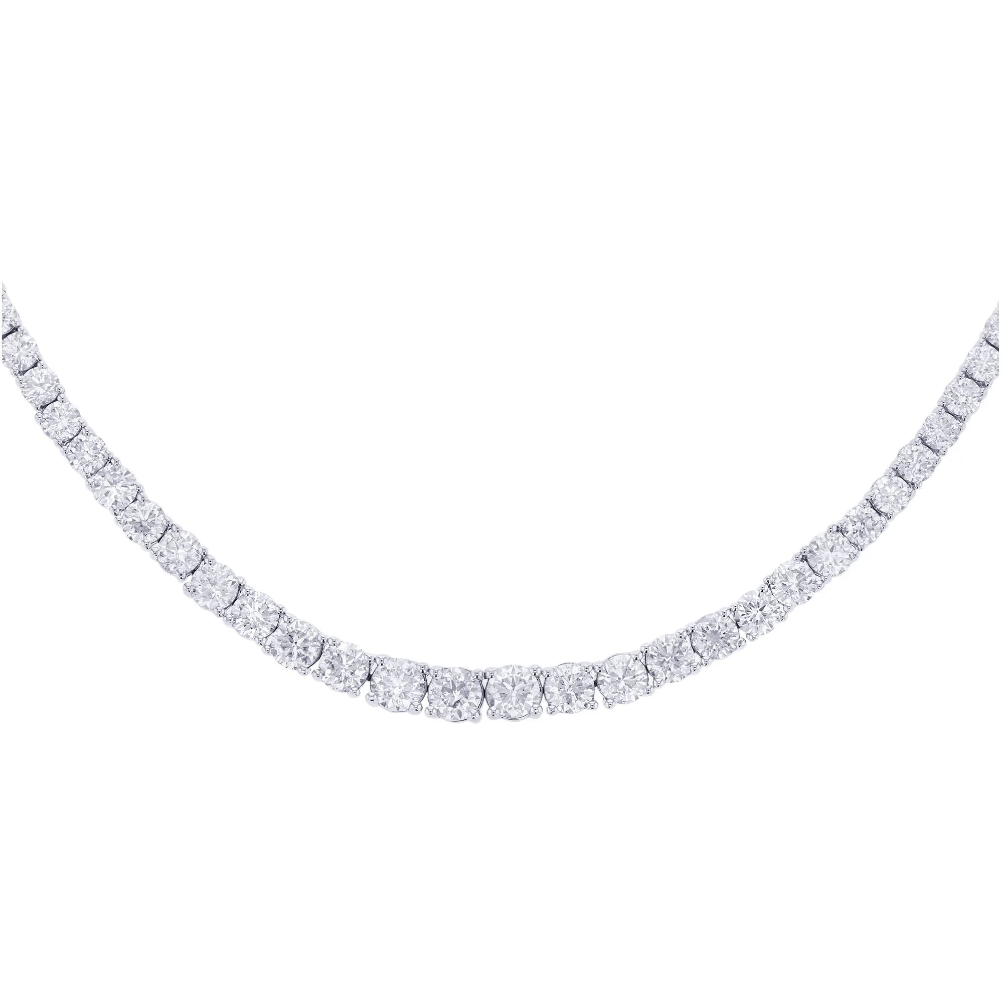 Grande Dame Diamond Tennis Necklace 12ct