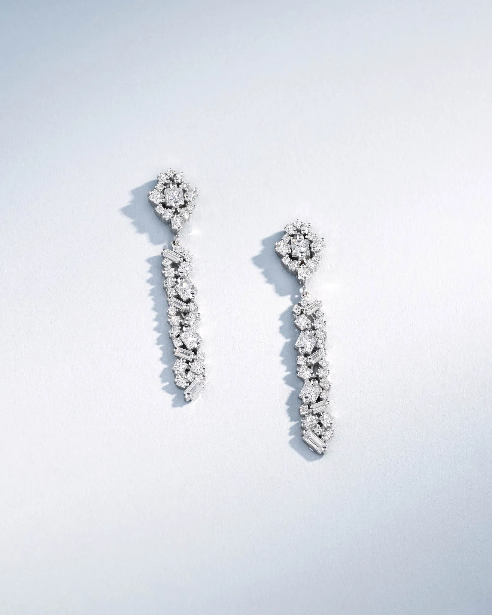 La Fantaisie Sunbeam Diamond Drop Earrings