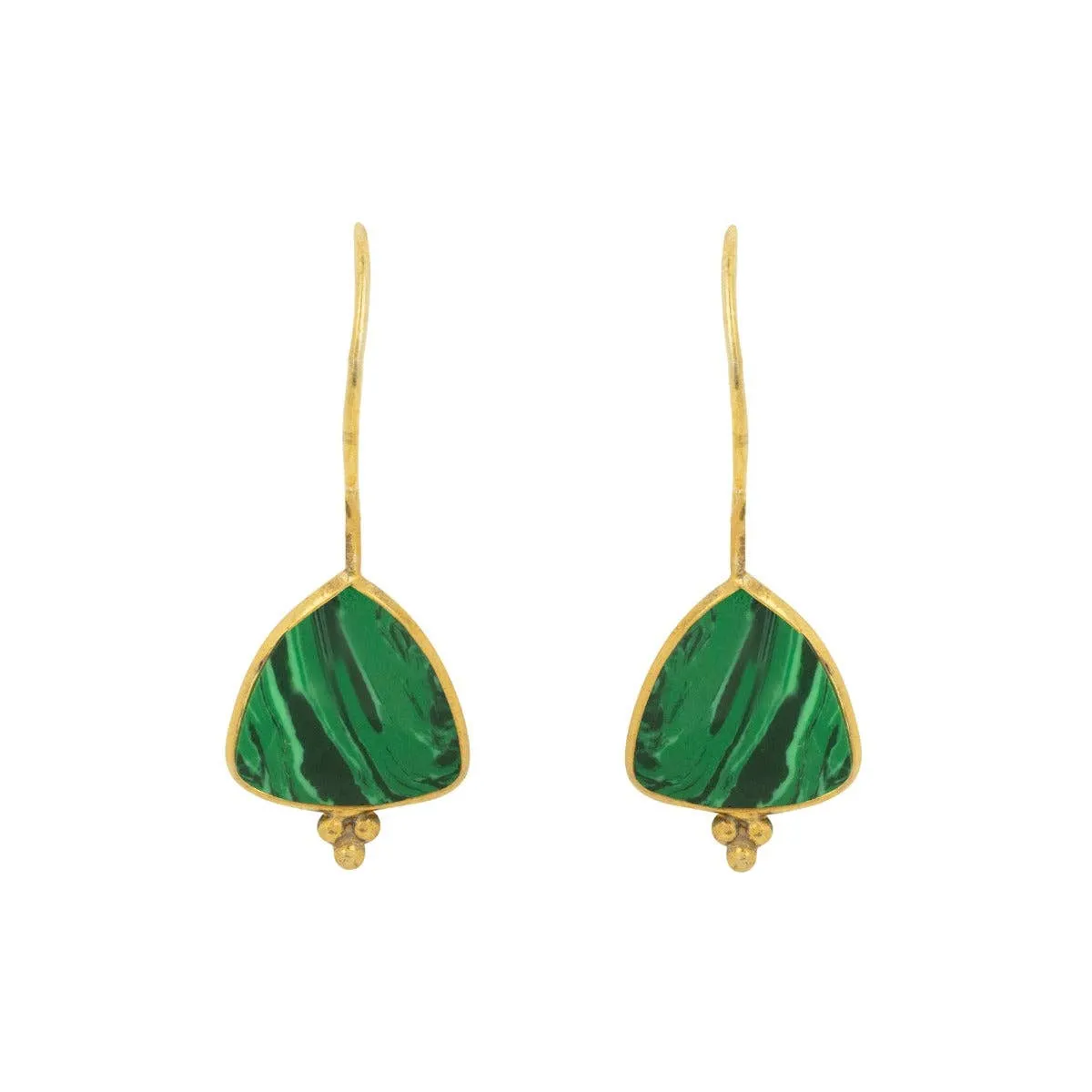 Lola Malachite Earrings