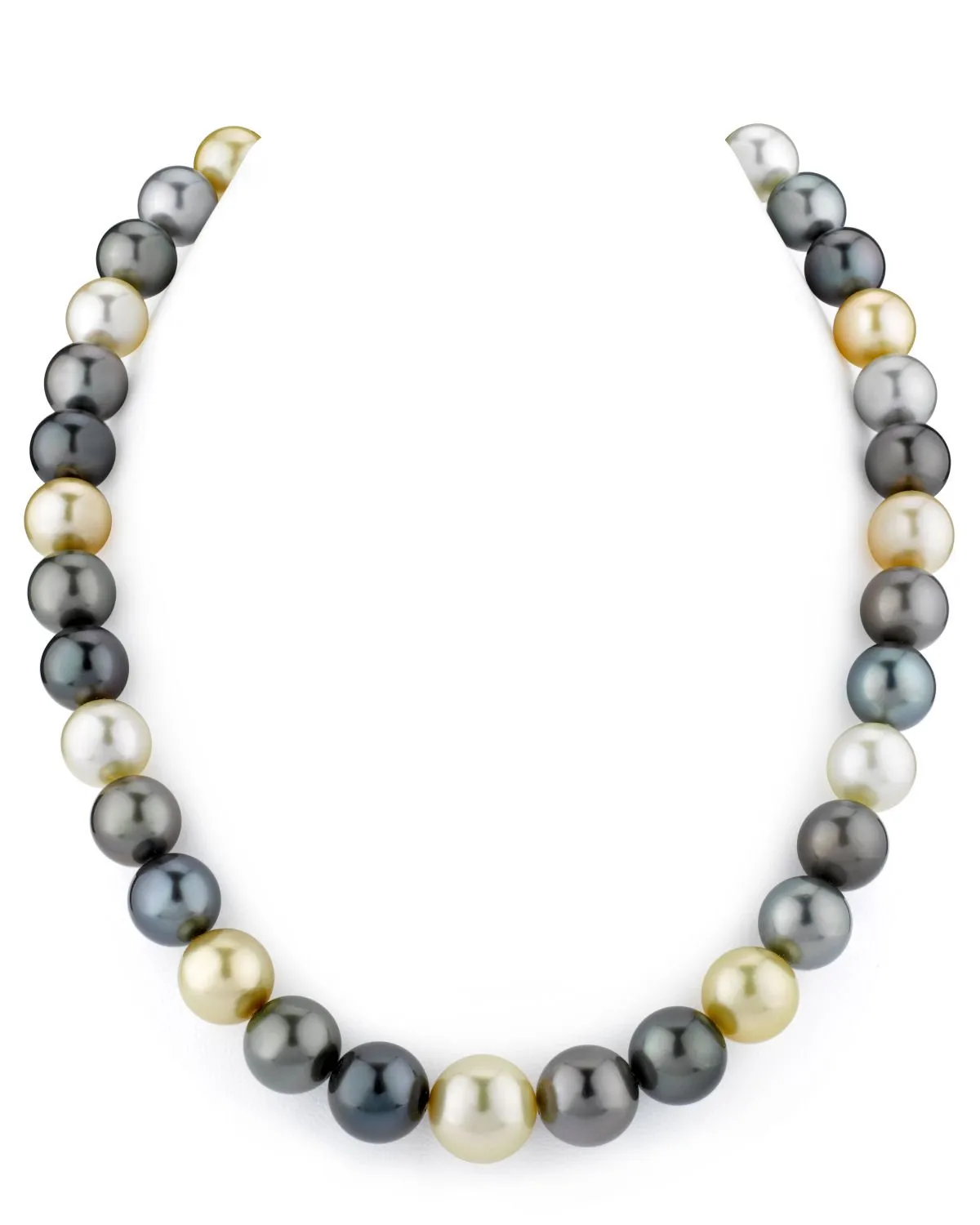 Multicolor South Sea Pearl Necklace, 10.0-12.0mm - AAAA Quality