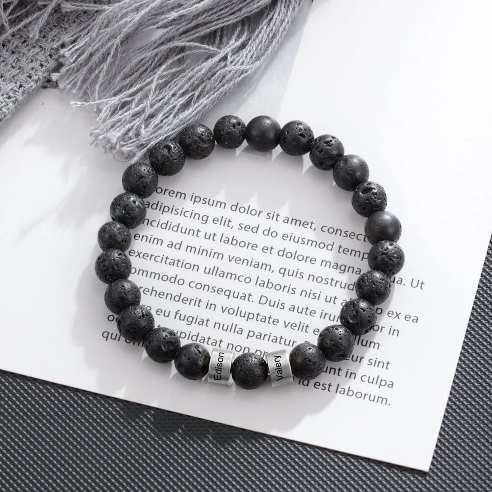 Personalized Natural Stone Bracelets