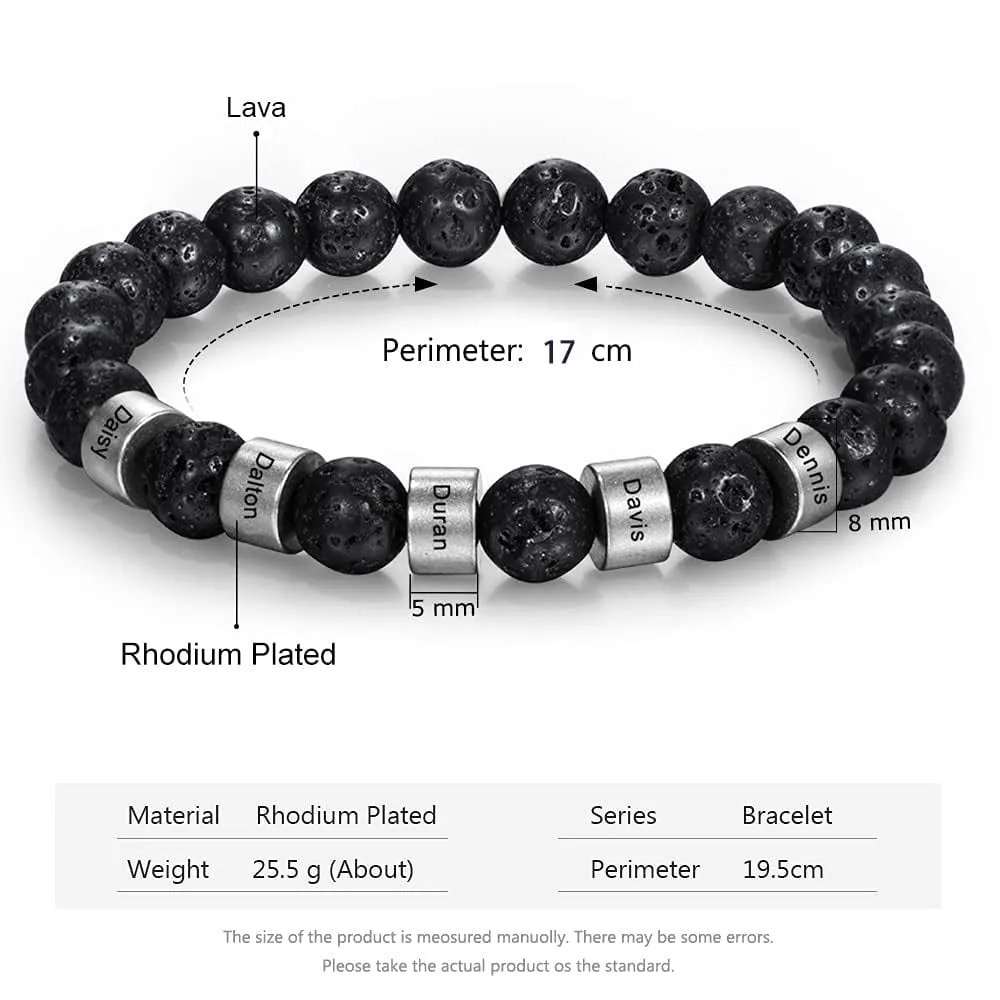 Personalized Natural Stone Bracelets