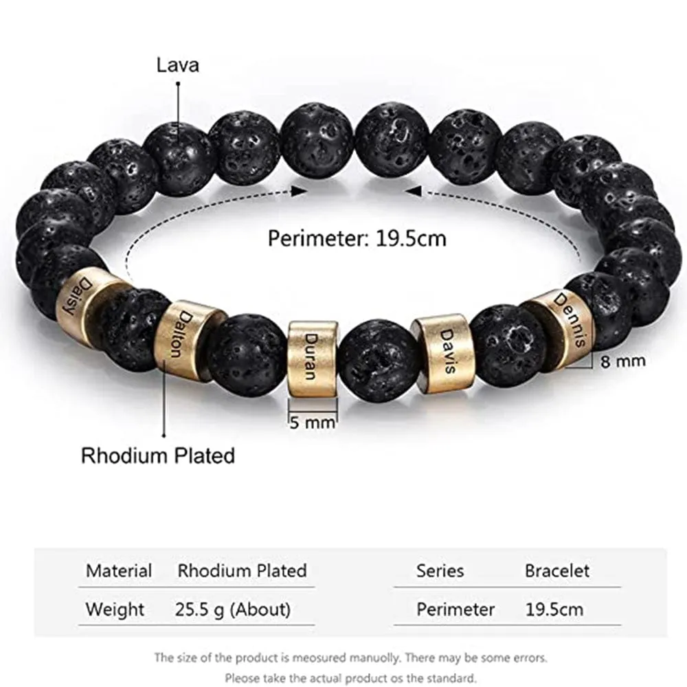 Personalized Natural Stone Bracelets