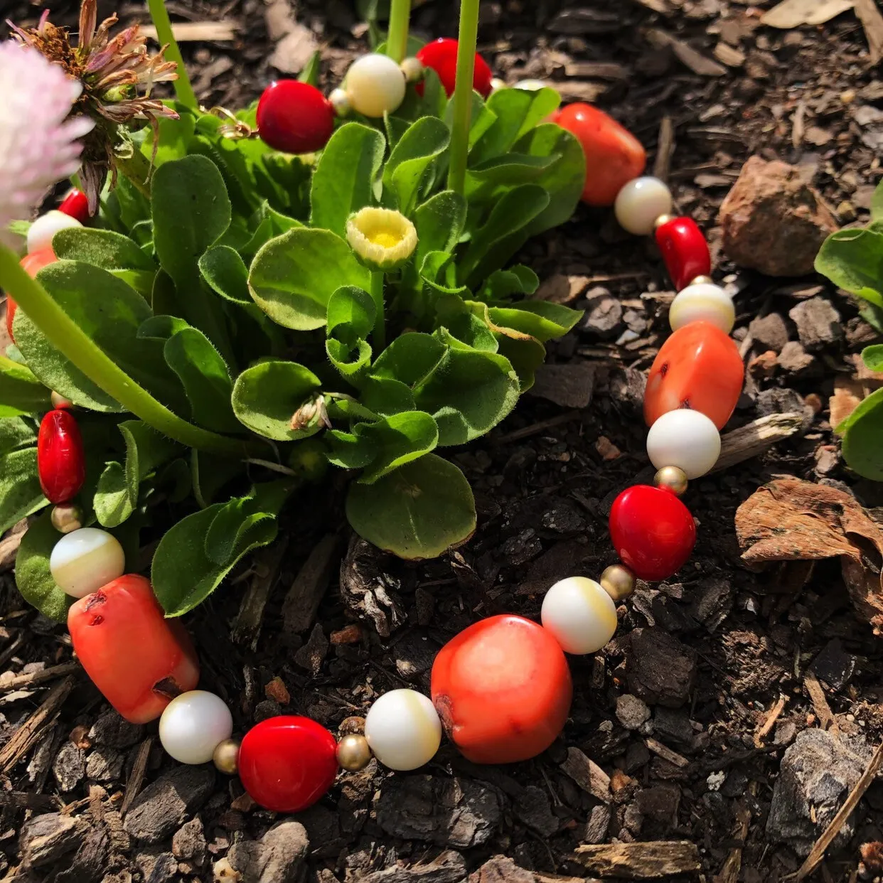 Red Coral Necklaces Short