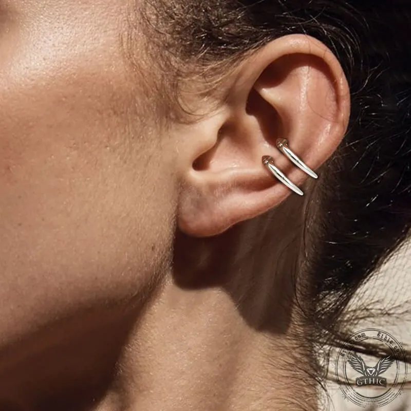 Simple U-shaped Stainless Steel Ear Cuff