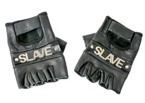 SlaveGenuine Leather Fingerless Gloves Pair