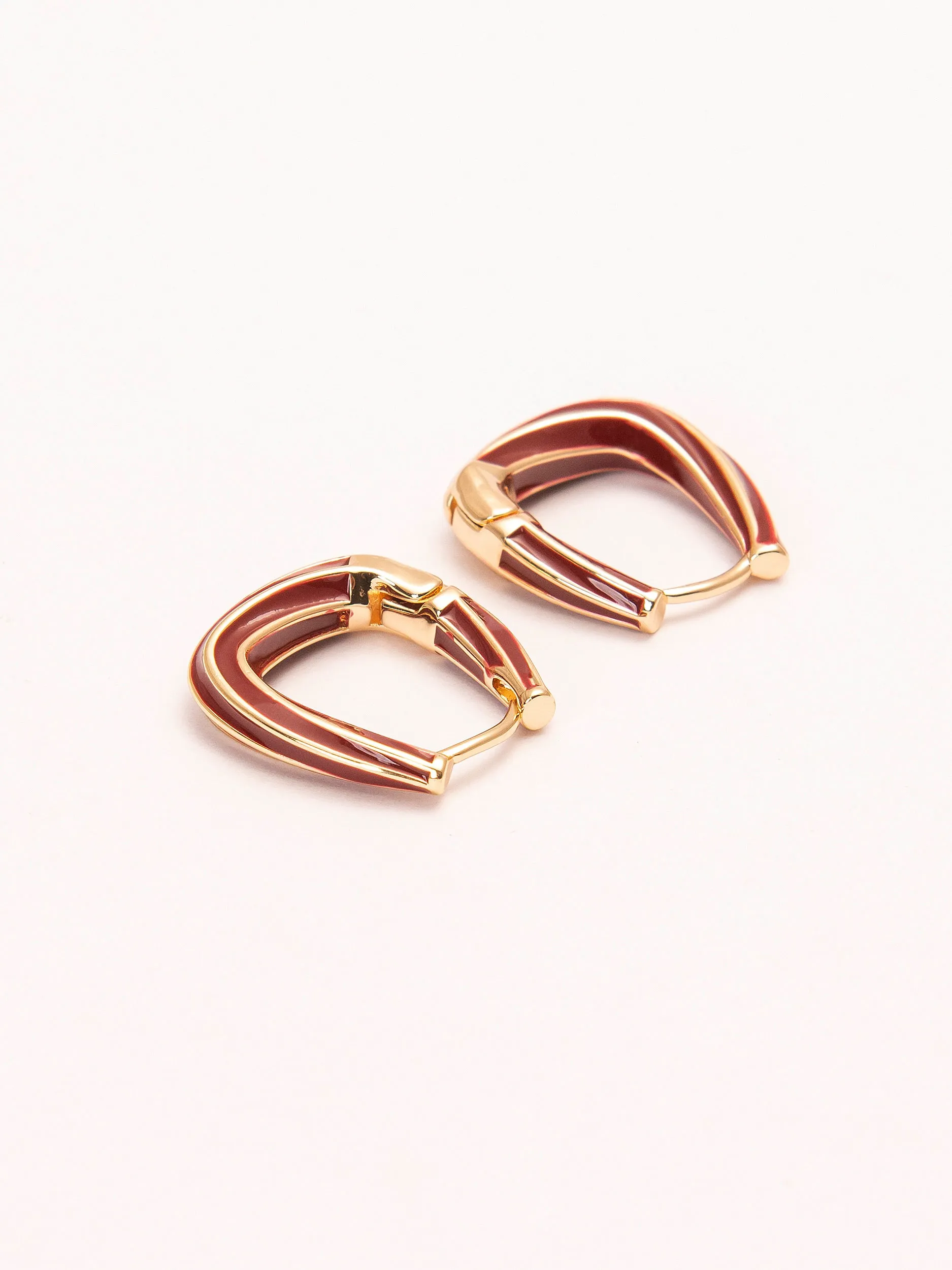 Stripy Drop Earrings