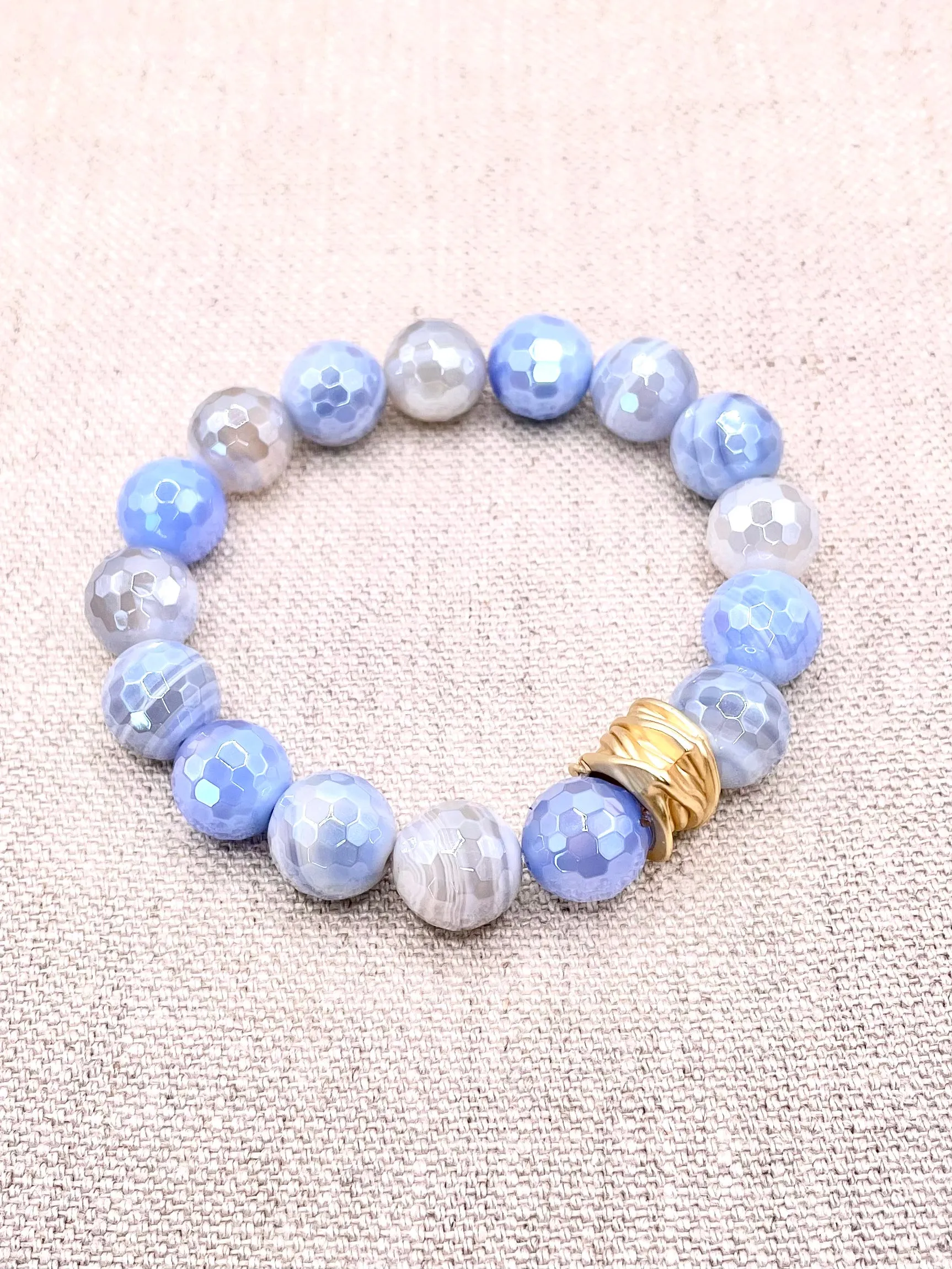 Tillie Bracelet - Electroplated Blue