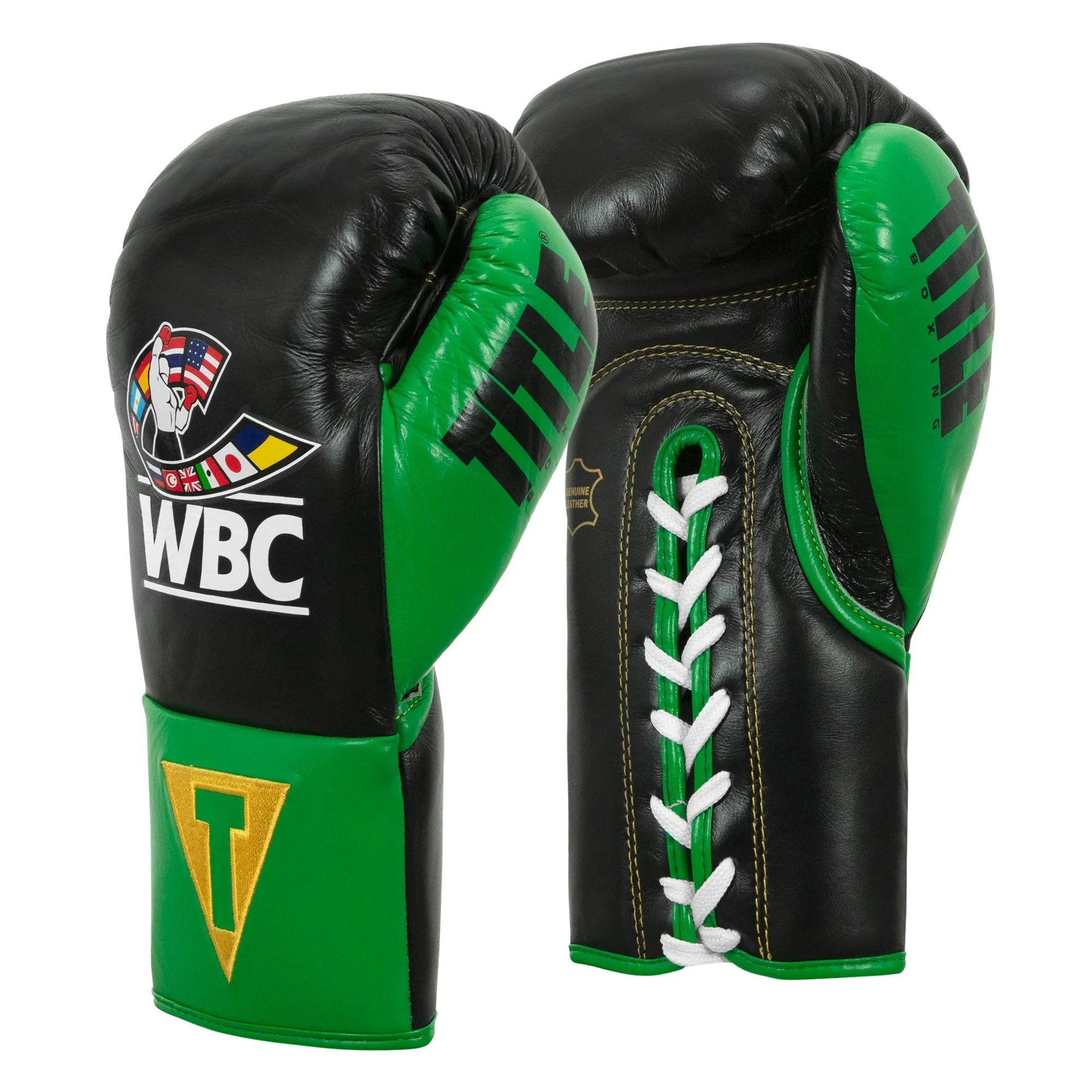 WBC by TITLE Boxing Pro Fight Leather Gloves