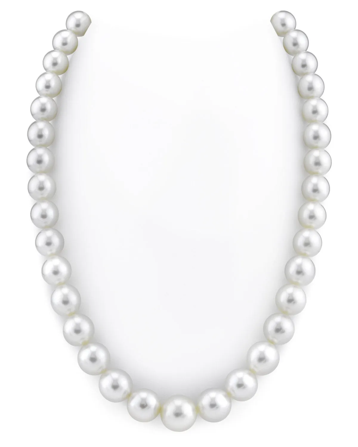 White South Sea Pearl Necklace, 10.0-13.0mm - AAAA Quality