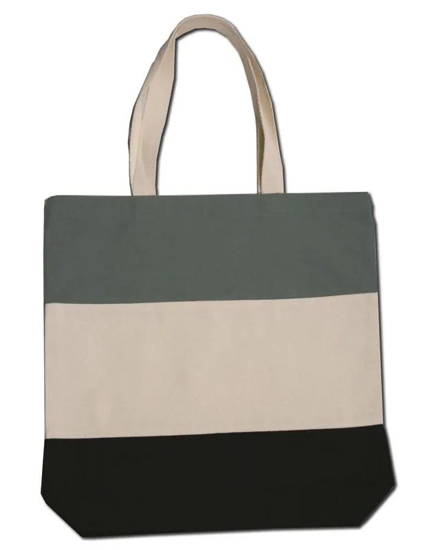 Wholesale Heavy Canvas Tote Bags Tri-Color