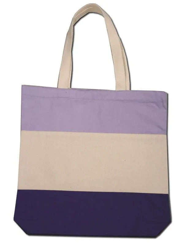 Wholesale Heavy Canvas Tote Bags Tri-Color