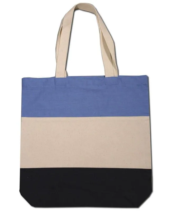 Wholesale Heavy Canvas Tote Bags Tri-Color