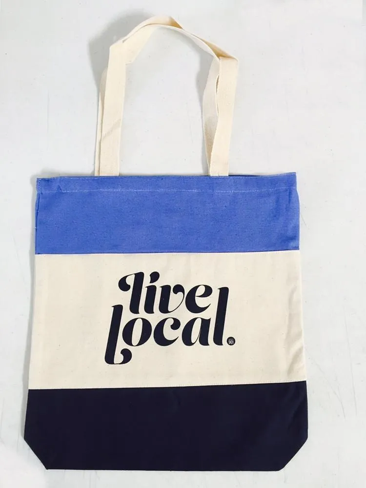 Wholesale Heavy Canvas Tote Bags Tri-Color