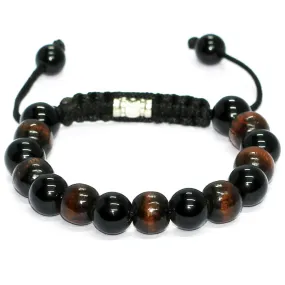 Wooden Beaded Shamballa Bracelet